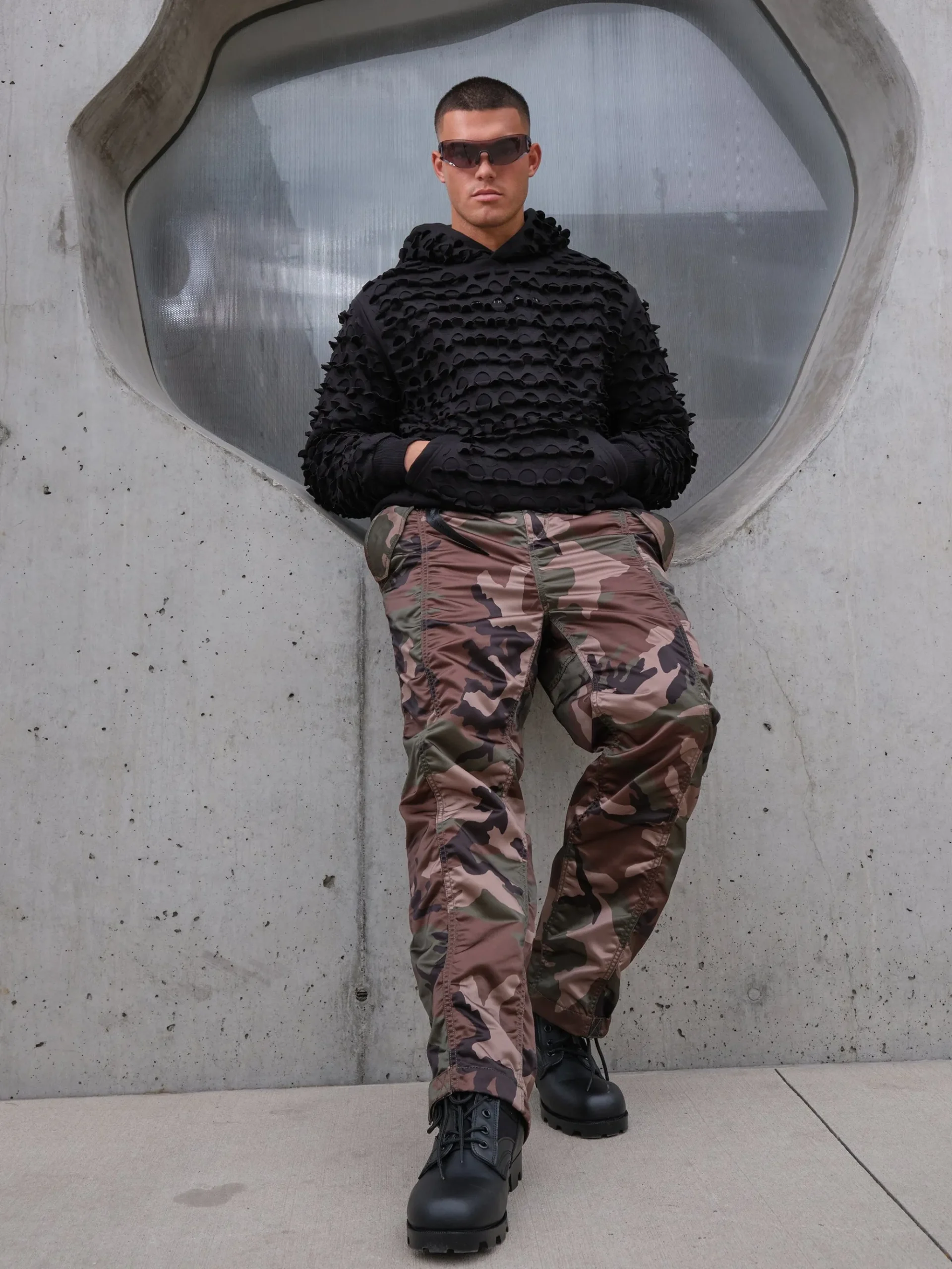 MA-1 NYLON PANT CAMO
