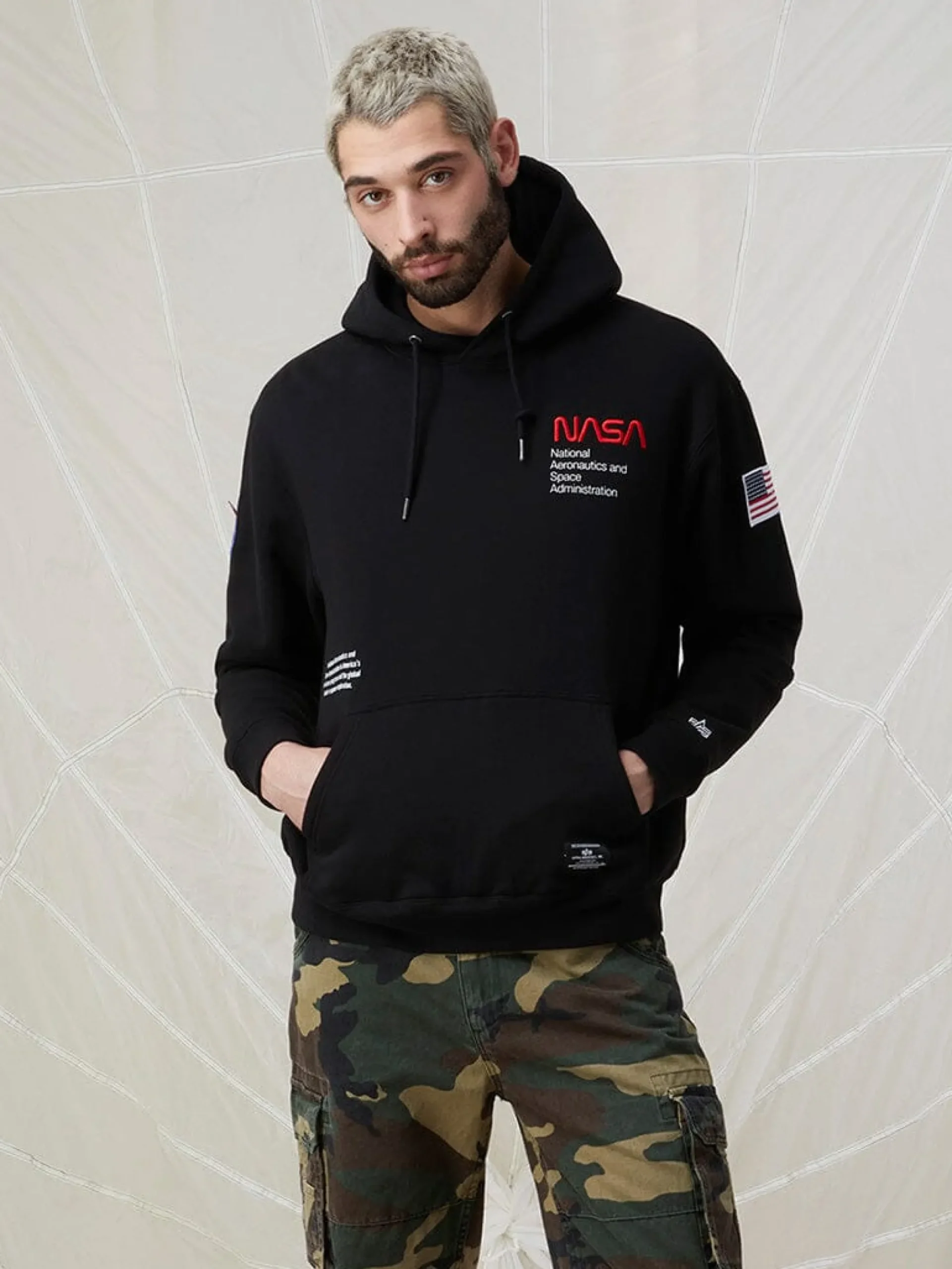NASA WORM LOGO HOODIE