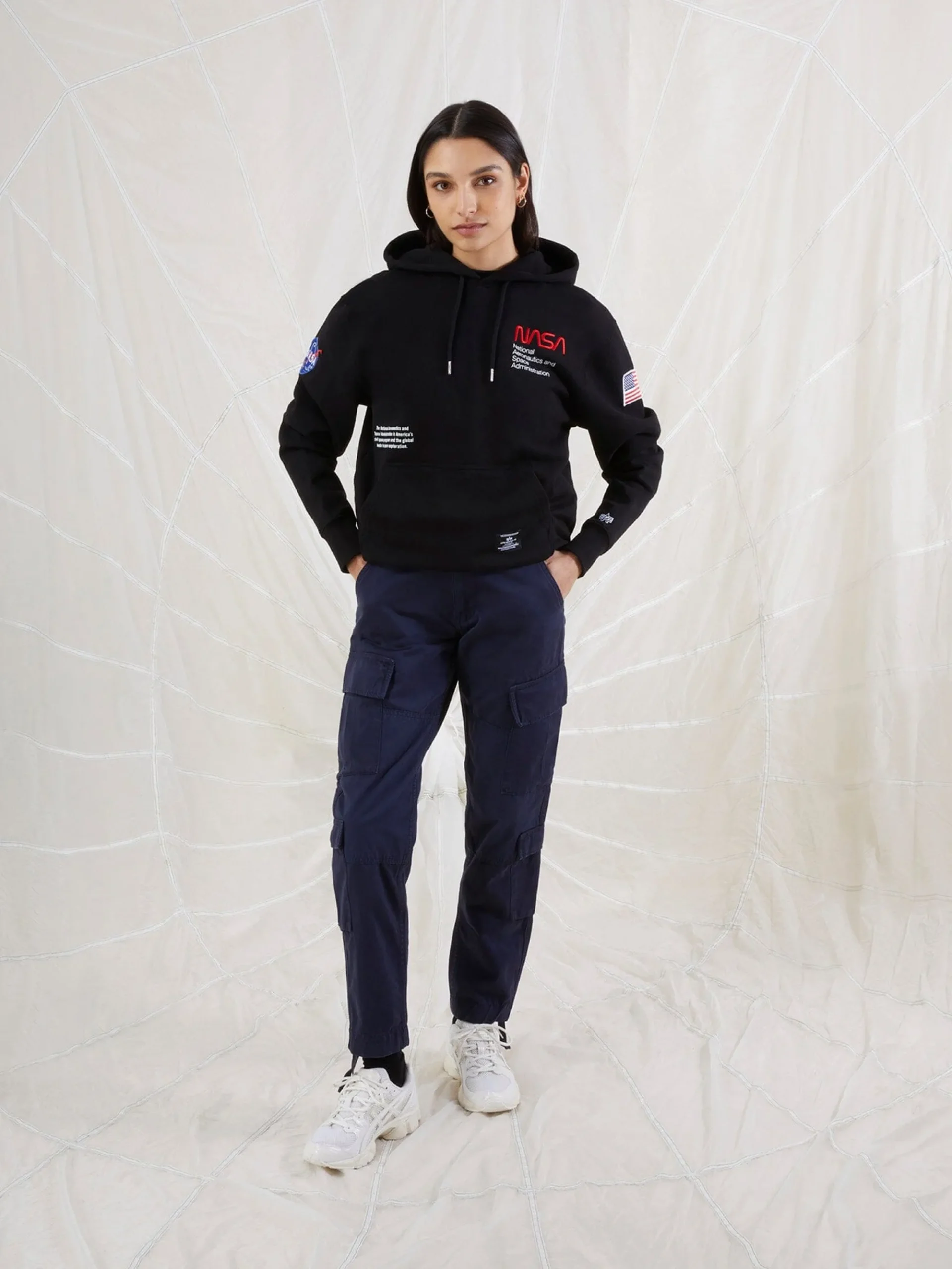 NASA WORM LOGO HOODIE