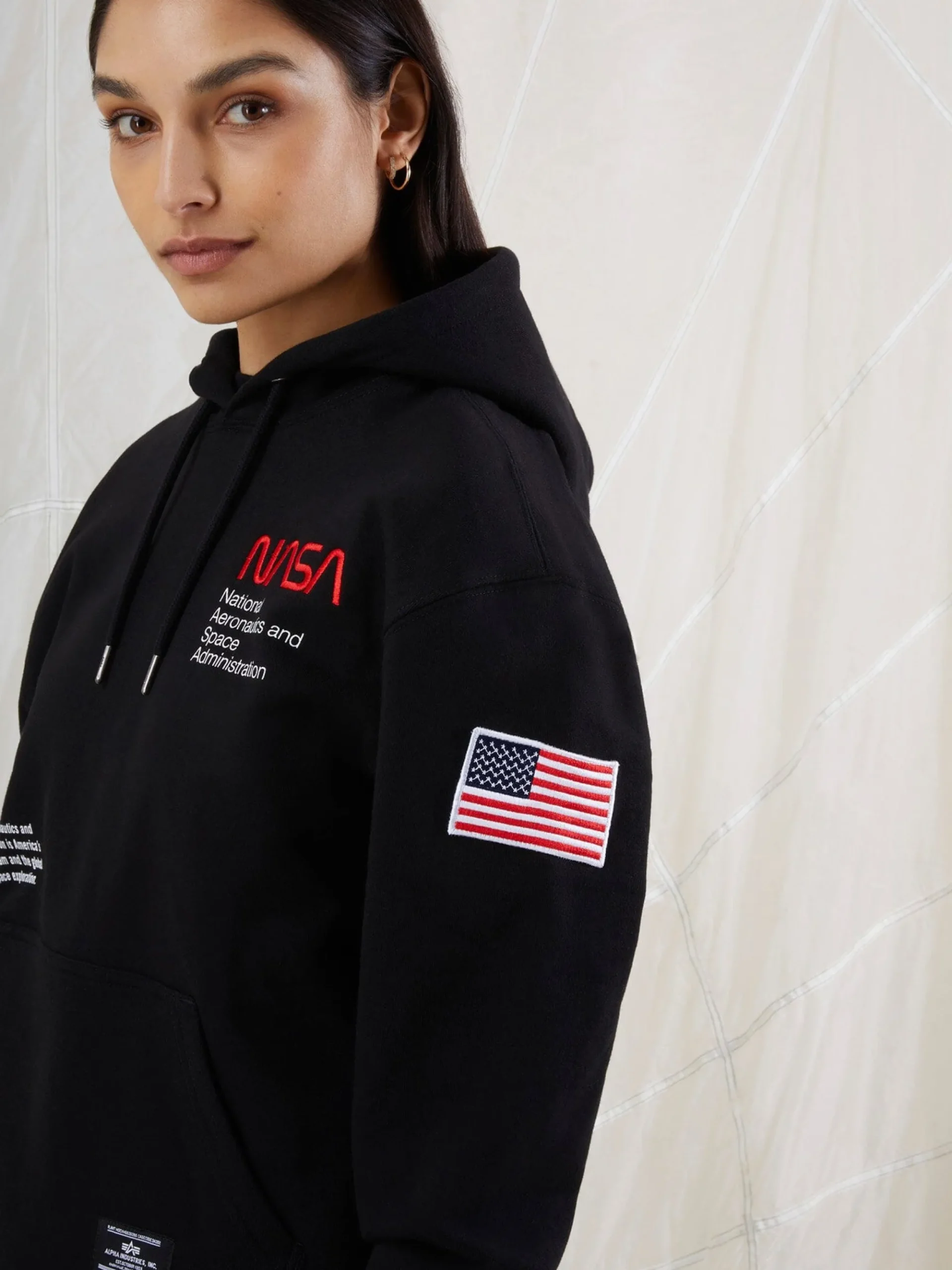 NASA WORM LOGO HOODIE