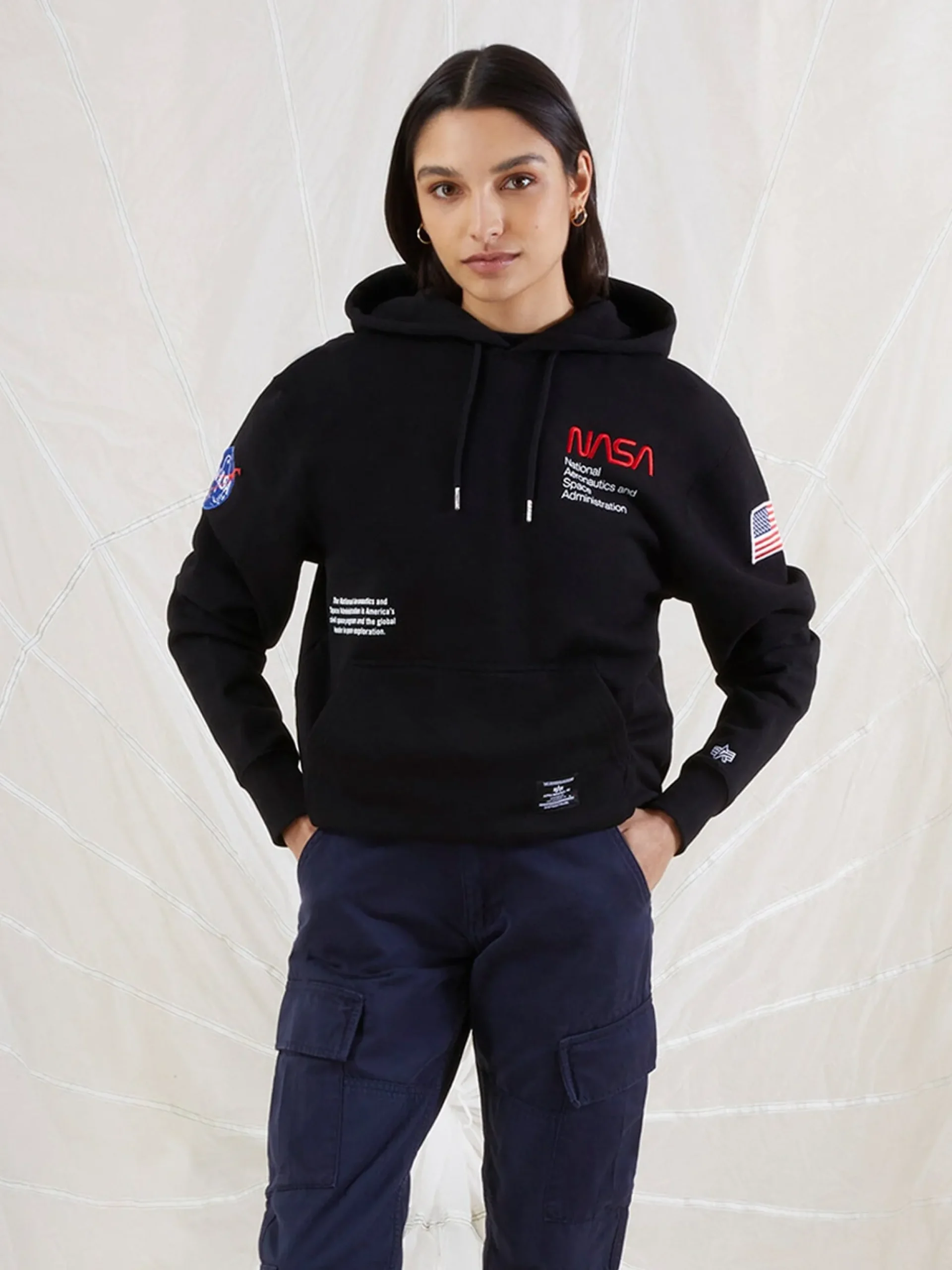NASA WORM LOGO HOODIE
