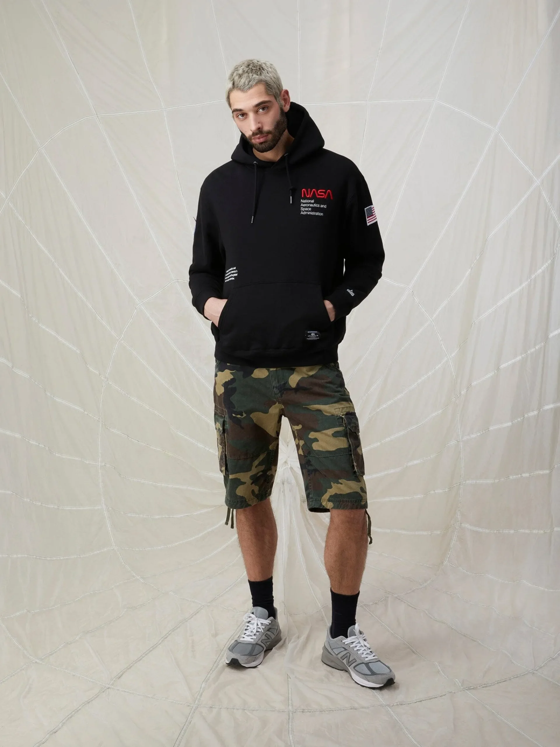 NASA WORM LOGO HOODIE
