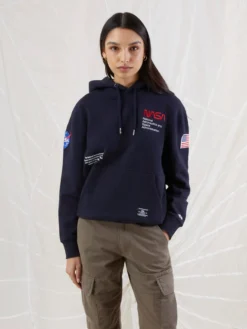 NASA WORM LOGO HOODIE
