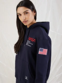 NASA WORM LOGO HOODIE