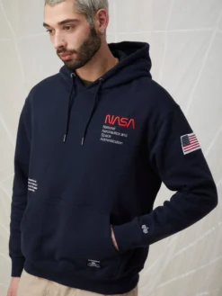 NASA WORM LOGO HOODIE