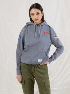 NASA WORM LOGO HOODIE
