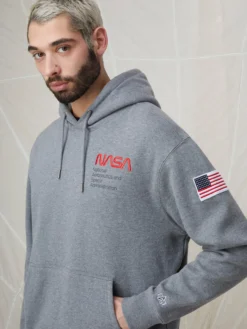 NASA WORM LOGO HOODIE