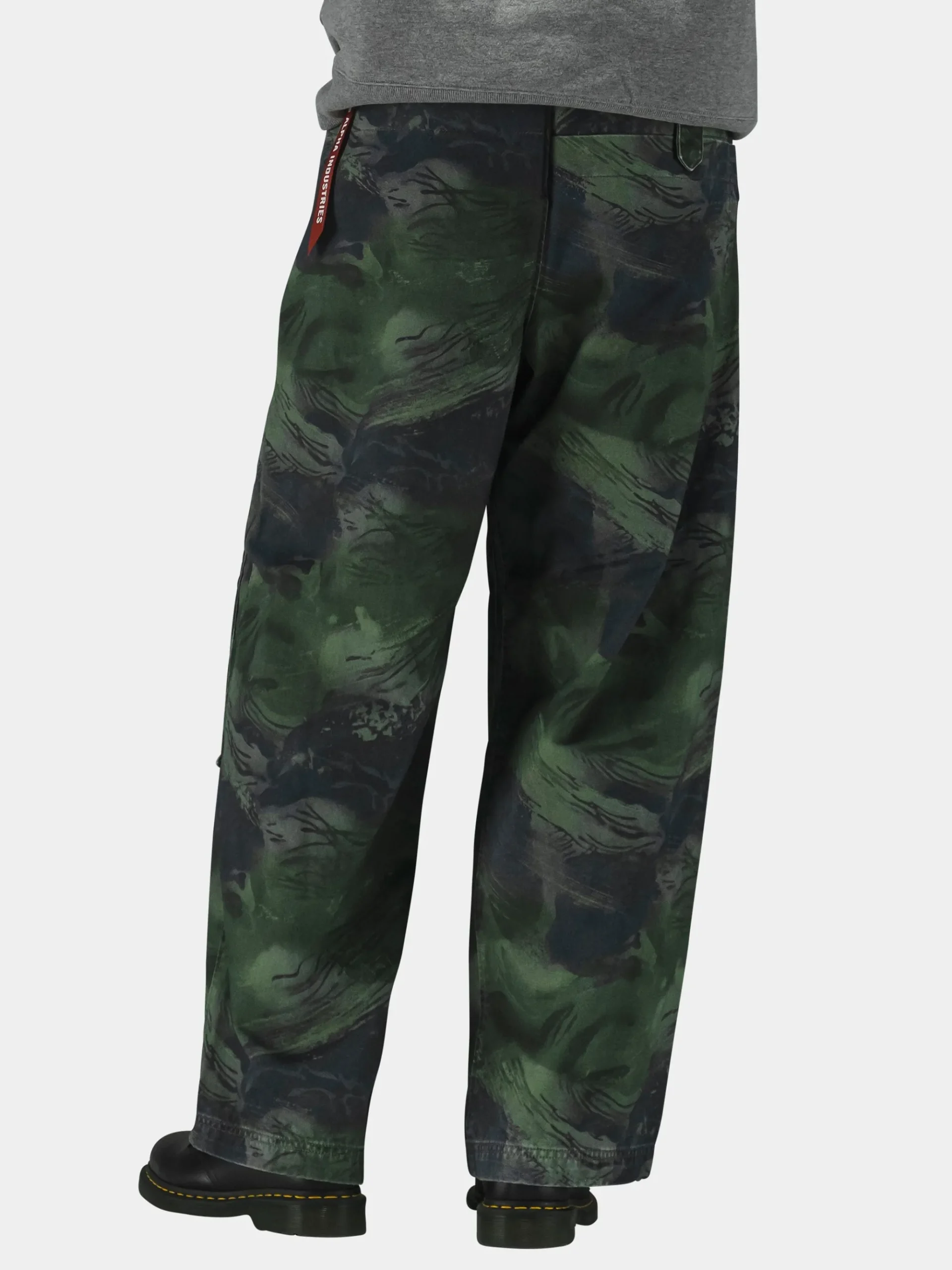 OVERSIZED WASHED PANT (OLIVE RD CAMO)