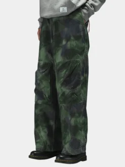 OVERSIZED WASHED PANT (OLIVE RD CAMO)