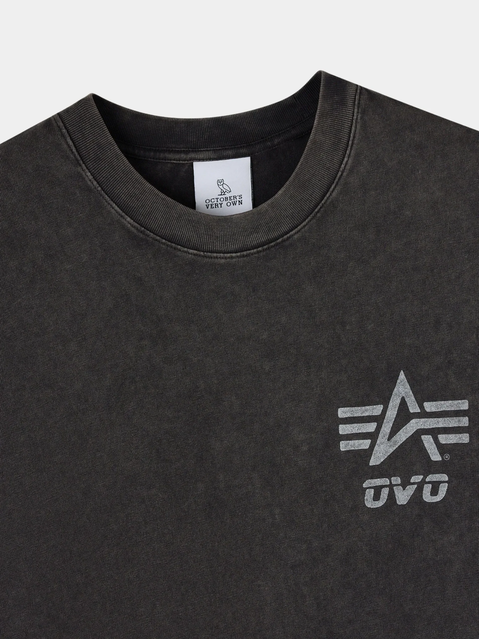 OVO X ALPHA GARMENT DYE T-SHIRT