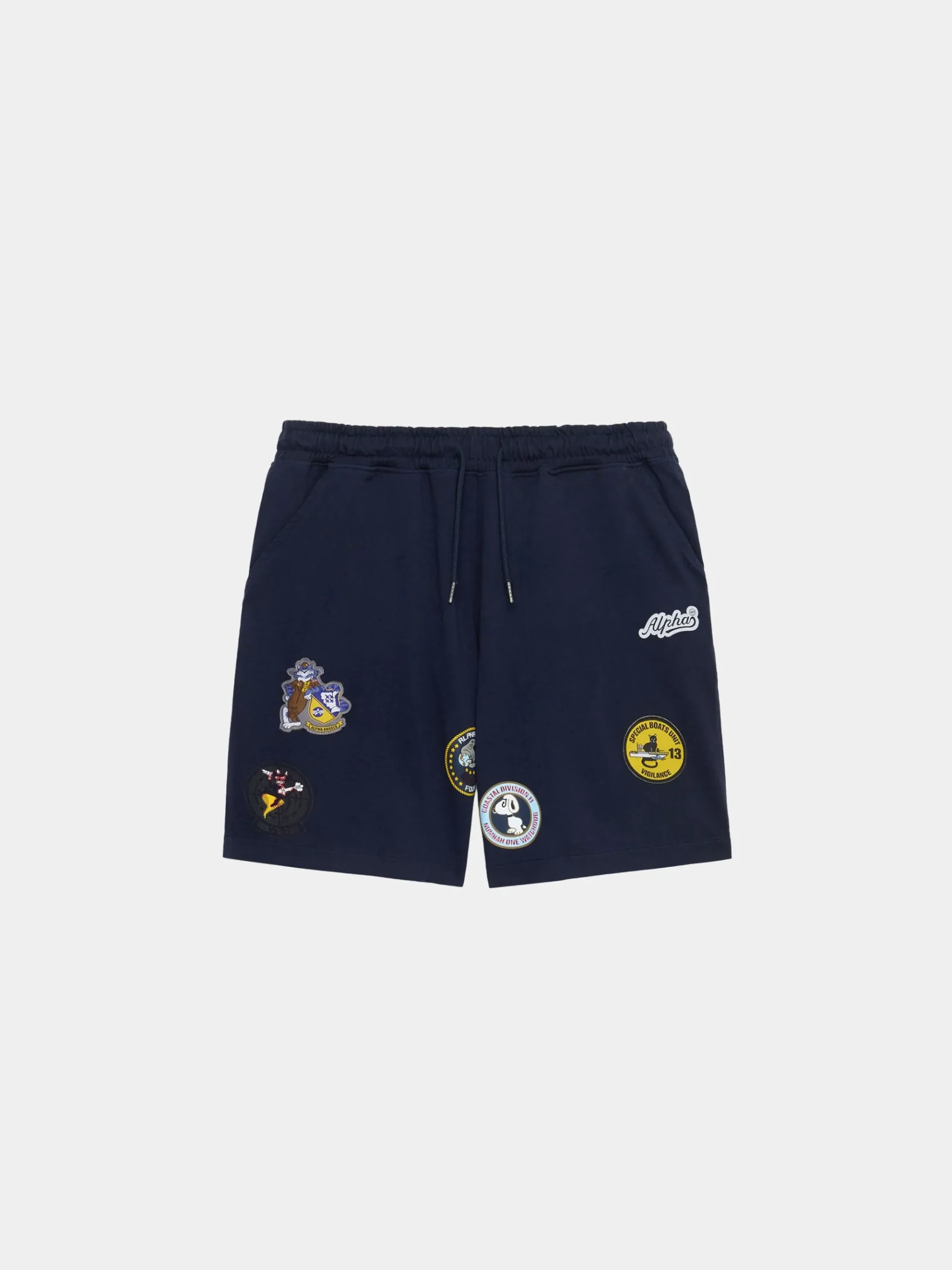 PATCHED JERSEY SHORT