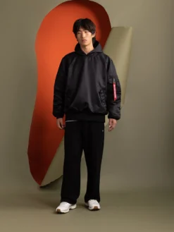PULL-OVER MA-1 JACKET HOODIE
