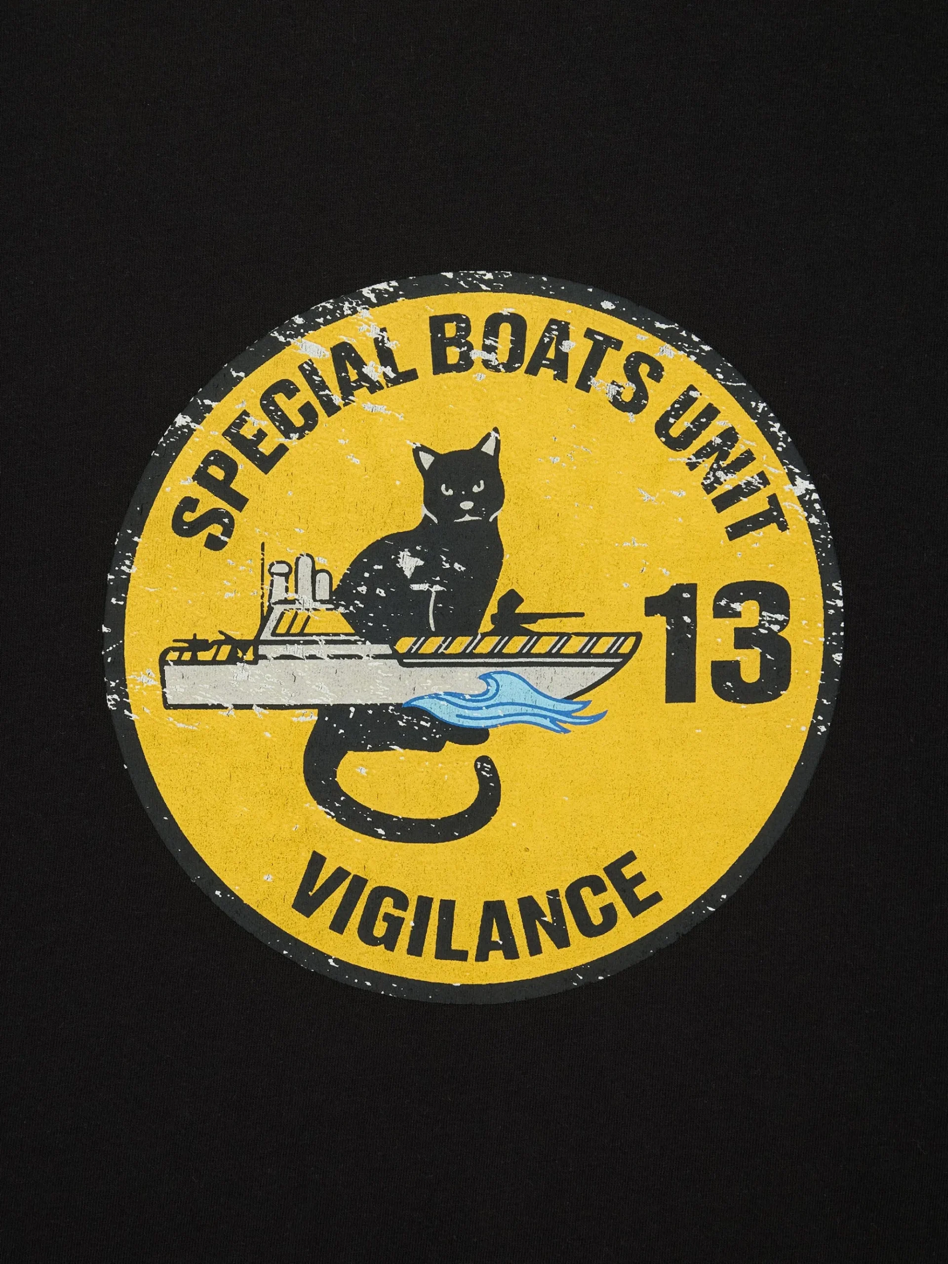 RELAXED BLACK CAT TEE