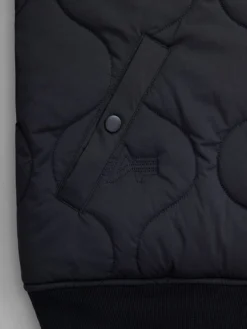 REVERSIBLE ONION QUILTED MA-1 BOMBER JACKET