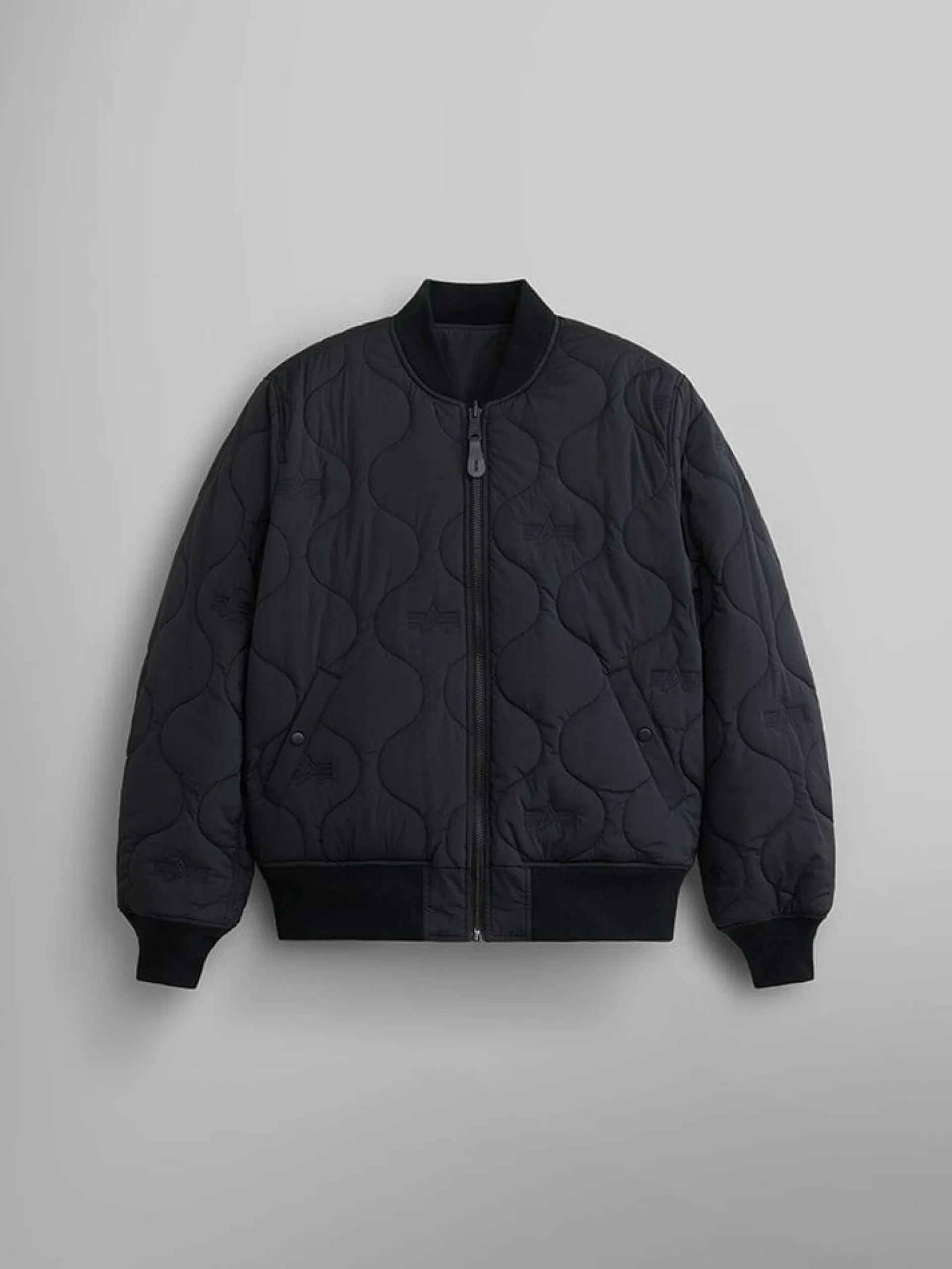 REVERSIBLE ONION QUILTED MA-1 BOMBER JACKET