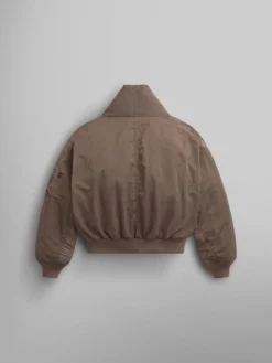 SHAWL COLLAR BOMBER JACKET WOMENS