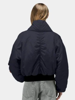 SHAWL COLLAR BOMBER JACKET WOMENS