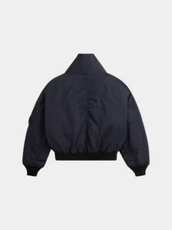 SHAWL COLLAR BOMBER JACKET WOMENS