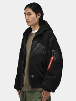 SHERPA ONION QUILTING FLIGHT JACKET
