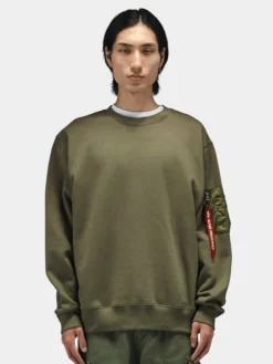 UTILITY POCKET CREWNECK
