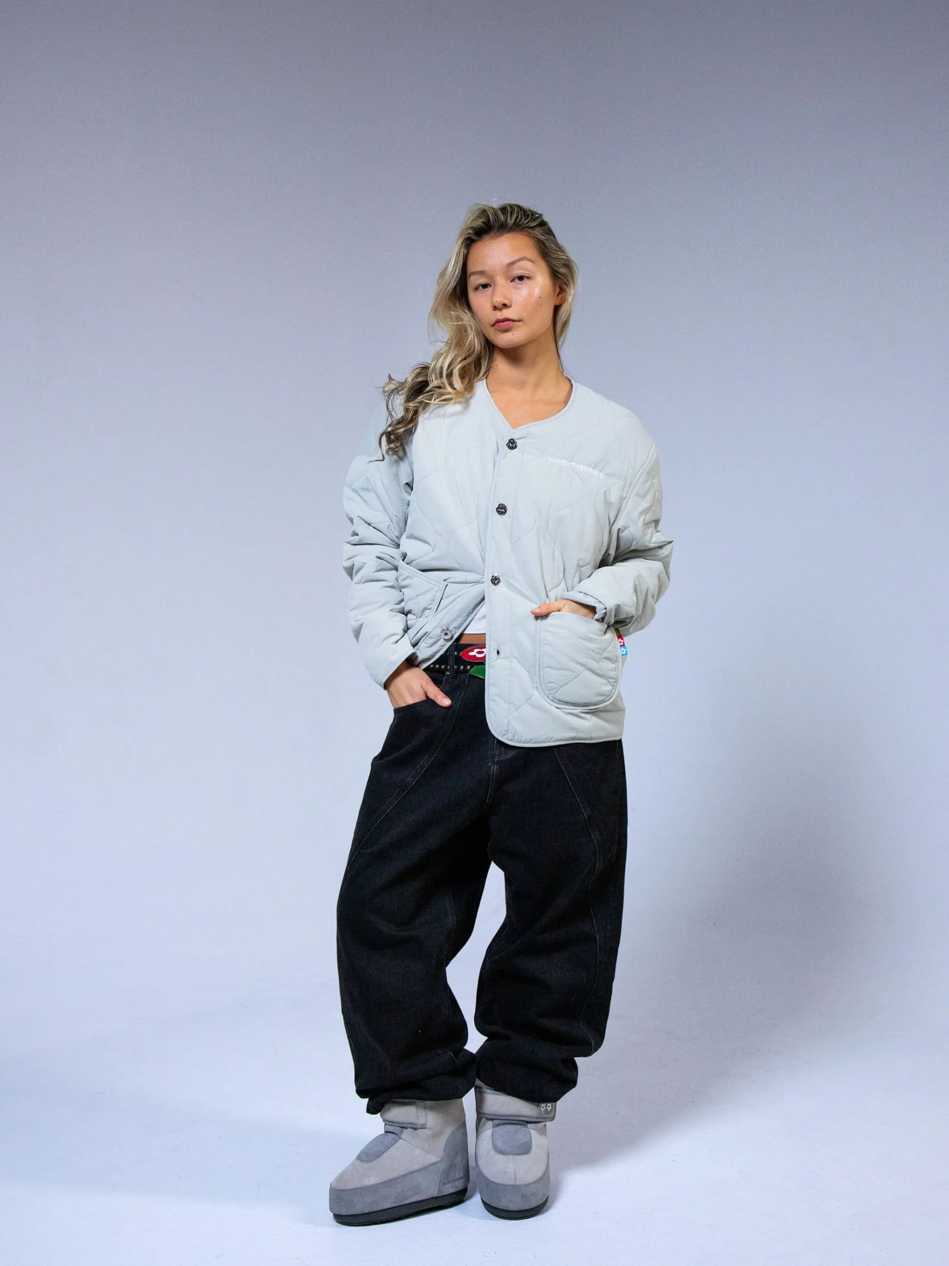 VANDY THE PINK X ALPHA INDUSTRIES LINER JACKET