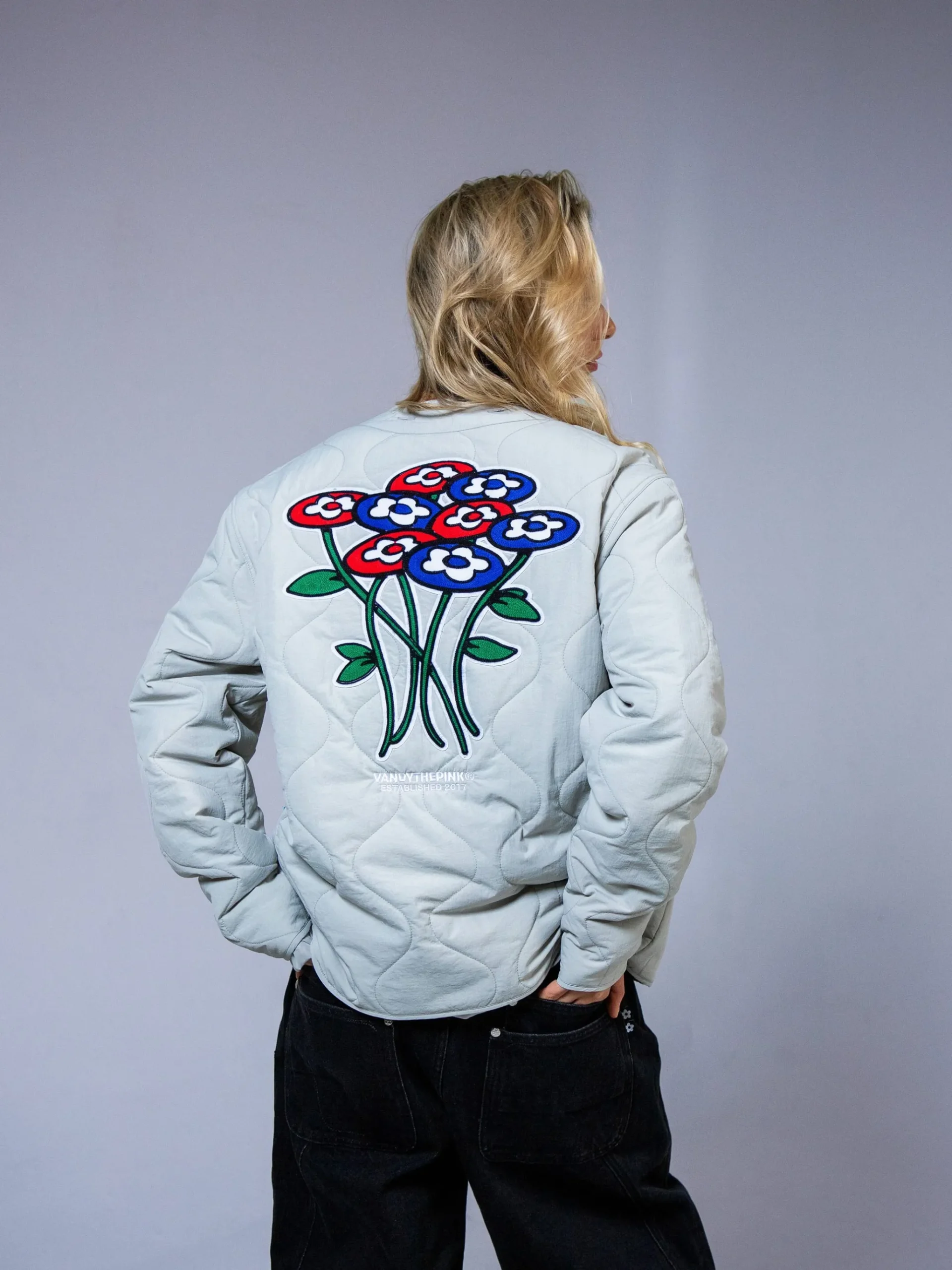 VANDY THE PINK X ALPHA INDUSTRIES LINER JACKET