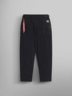 WOMEN'S BARREL LEG PANTS (BLACK)