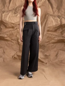 WOMEN'S GURKHA WIDE LEG TROUSER