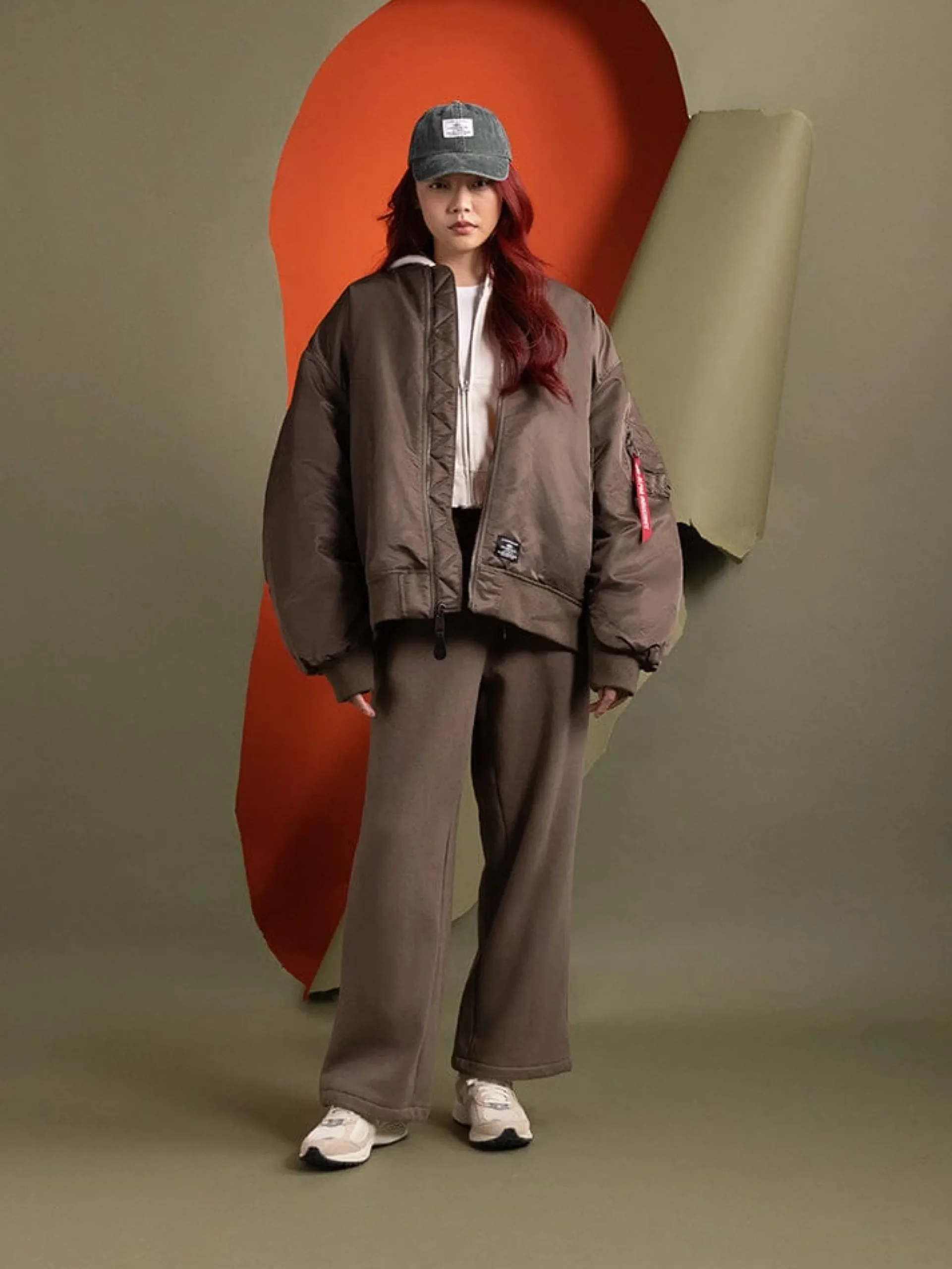 WOMEN'S OVERSIZED MA-1 MOD BOMBER JACKET