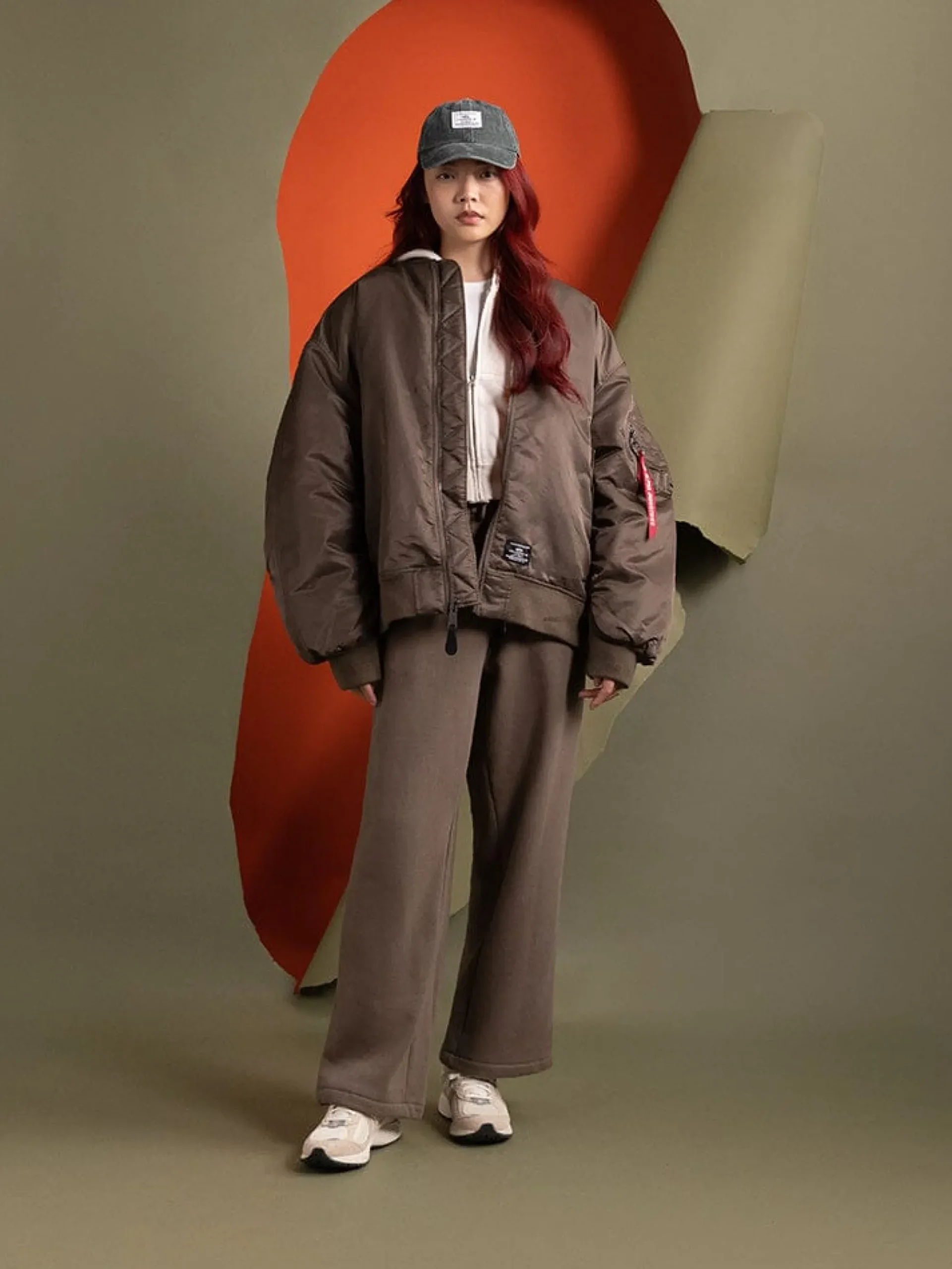 WOMEN'S OVERSIZED MA-1 MOD BOMBER JACKET