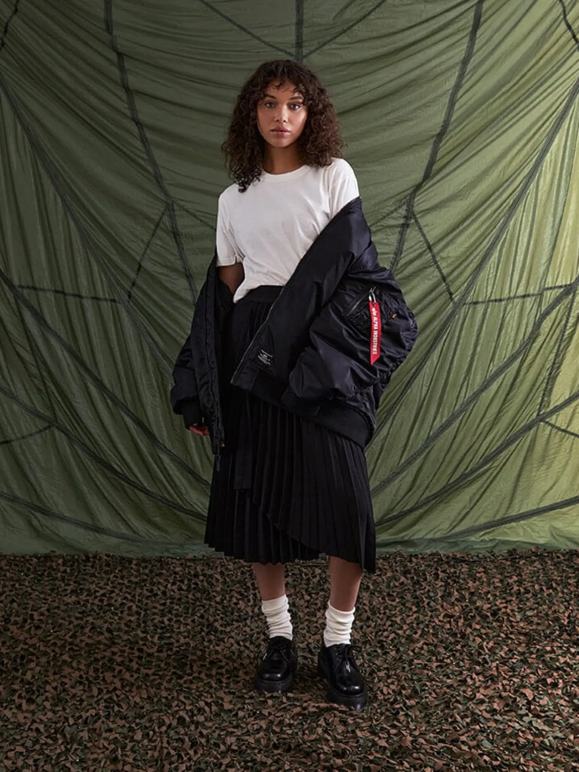 WOMEN'S OVERSIZED MA-1 MOD BOMBER JACKET