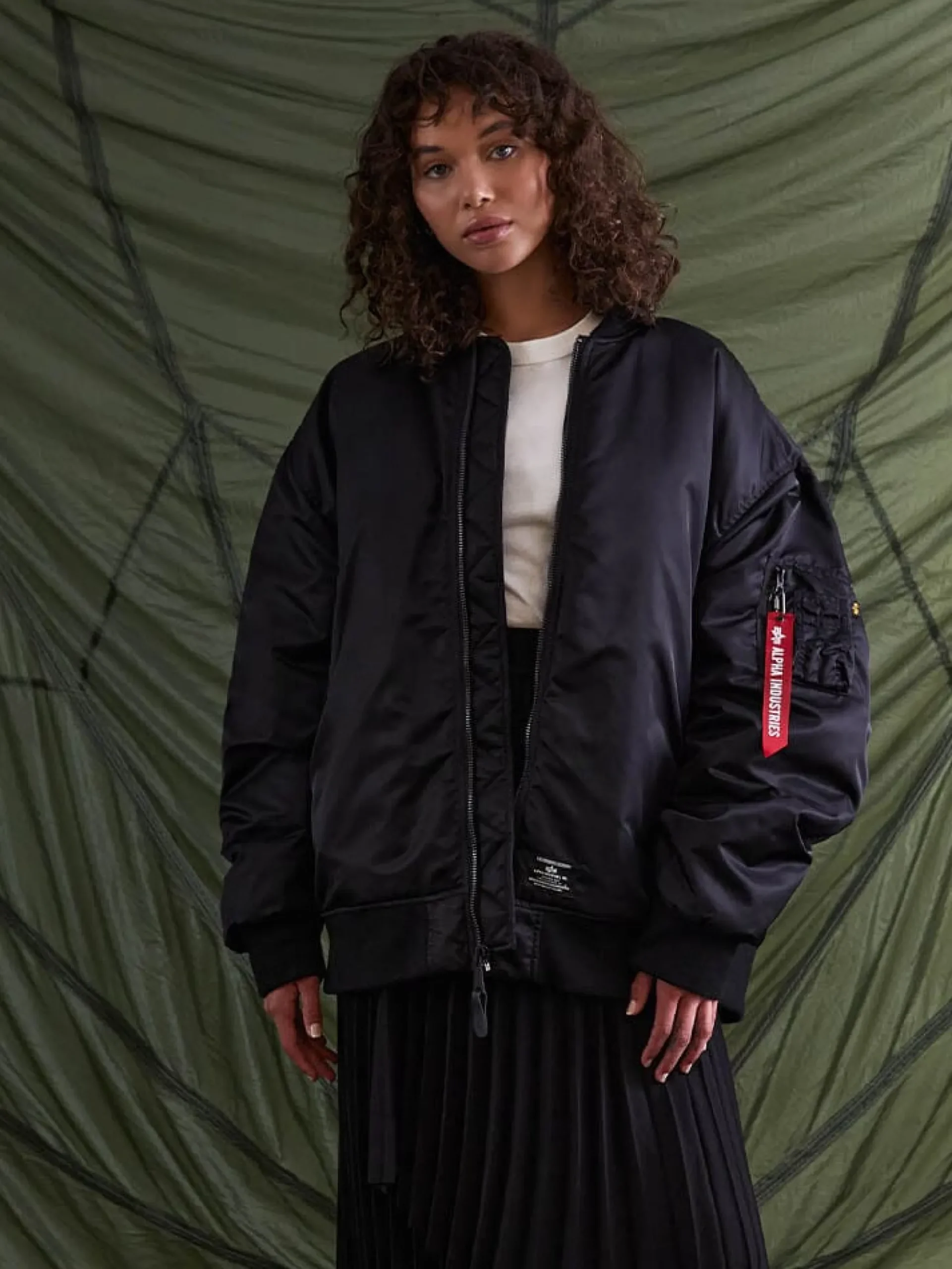 WOMEN'S OVERSIZED MA-1 MOD BOMBER JACKET
