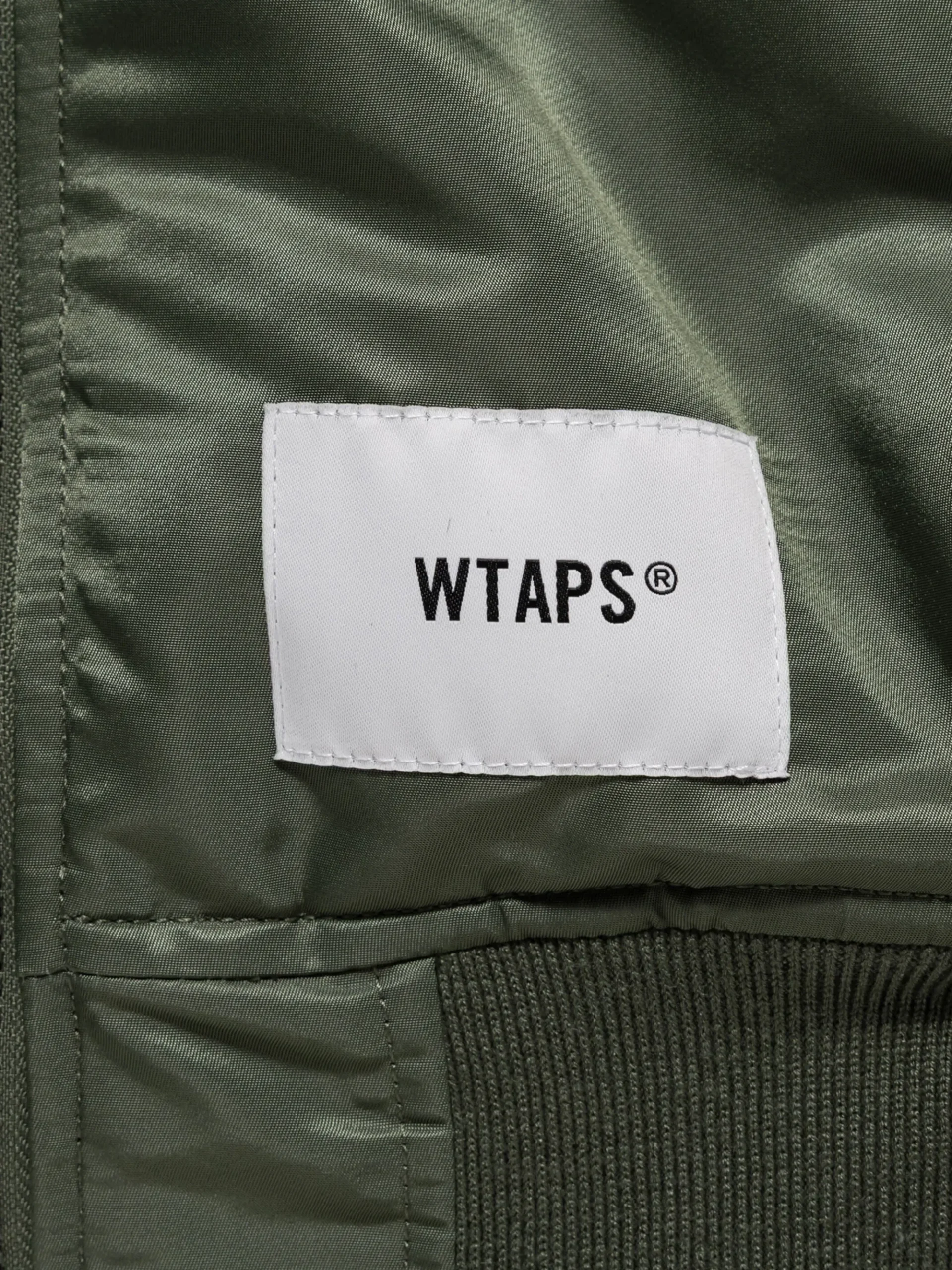 WTAPS X ALPHA MA-1 BOMBER JACKET